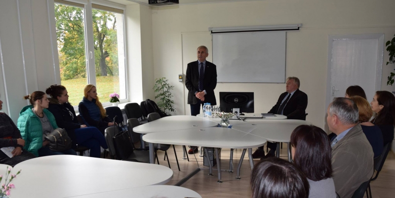 Susitikimas su Europos Instituto vadovu Vygaudu Ušacku