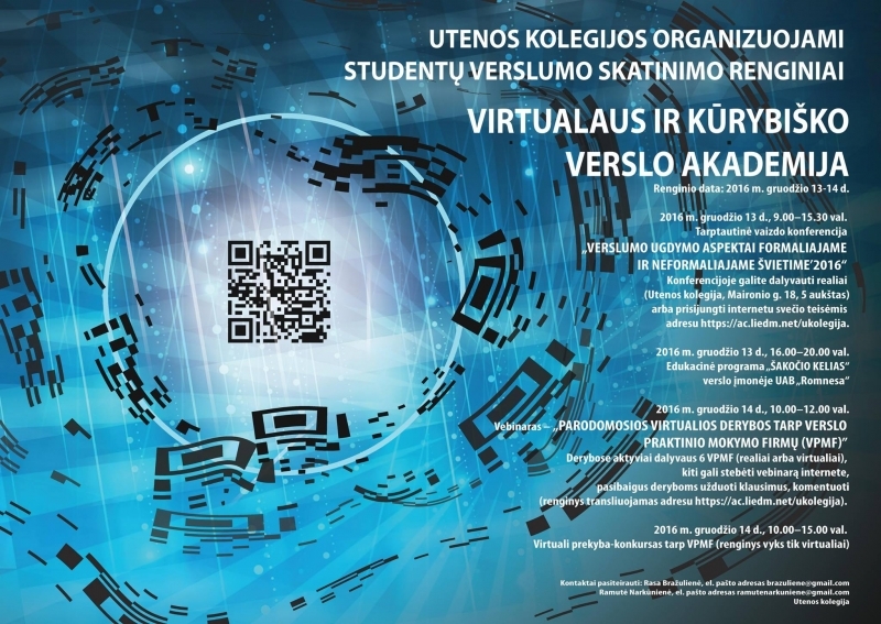 Virtualaus ir kūrybiško verslo akademija