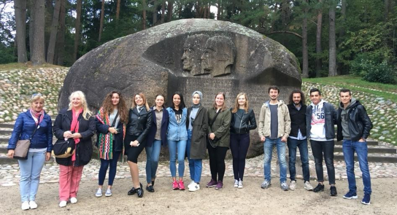 Erasmus+ studentų ir dėstytojų kelionė po Lietuvą