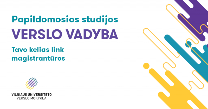 Verslo vadybos papildomos studijos Vilniaus universiteto Verslo mokykloje