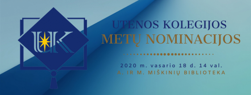 Utenos kolegijos Metų nominacijų įteikimas